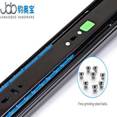 45mm Ball Bearing Slide Furniture Hardware Telescopic Drawer Slides - Foshan Shunde Junaobao Hardware Co., Ltd.