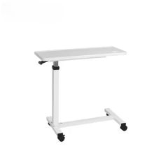 Adjustable Wooden Hospital Dinner Table Folded No MOQ 1 PCS Color White Origin China Layer 1 Layer Condition New Model NO. - Image 3