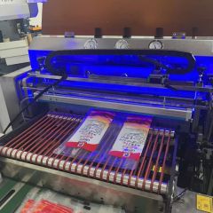 Three-Side Sealing Double Stand up Zipper Pouch Plastic Bag Making Machine - Image 6