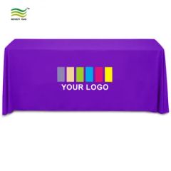 Custom Logo Printing Advertising Table Covers Table Throw with Runner - Image 2
