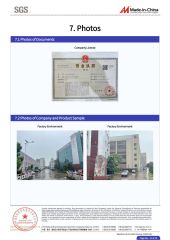 SGS certificate from Changxing Sanxing Textile Co., Ltd.