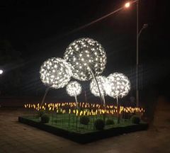 Light up LED Garden Flower Light Model NO. DS Trademark DSPOF HS Code 9405429000 Specification Custom Origin Jiangxi, - Image 3