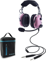 Aviation Headset for Pilots with Mono Sound and Passive Noise Cancellation, PNR - Image 1