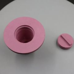 Customized Pink 95% Alumina Ceramic Sets Screws and Nuts Thread Ceramic Cap - Image 3
