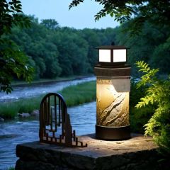 Waterproof Fence LED Garden Patio Outdoor Solar Post Light Voltage 6V Material ABS Trademark ODM IP Rating IP65 Model NO. - Image 5