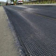 Bitumen Coating Road Paving Material Fiberglass Geogrid Width 1-6m Color Black Origin China Size 50X50kN/M HS Code - Image 2