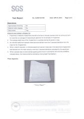 SGS certificate from Yangzhou Everest Outdoor Co., Ltd.