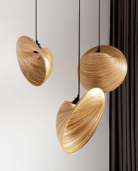 Bamboo HangingLamp Collection Price $220, $40, $50 Dimensions 20 Cm X 20 Cm X 35 Cm, 30 Cm X 30 Cm X 23 Cm, 30 Cm X 30 Cm X 25 - Image 2