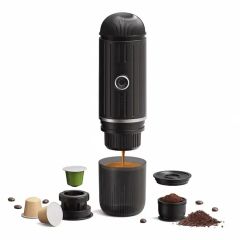 Portable Home Machine Self-Heating Feature USB Power Portable Stainless Steel Espresso Coffee Maker - Image 3