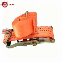 Polyester Ratchet Tie Strap for General Cargo Fixing and Truck Transport - Image 3