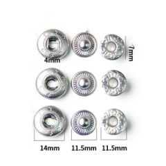 Button Bag/Clothes/Jeans Accessories Custom Metal Press Snap Buttons - Image 3