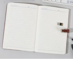 Customized Logo Notebooks with USB Flash Pen Drive Size A5 Color Red Custoized Yes Style Printed Trademark TOGO Origin - Image 2