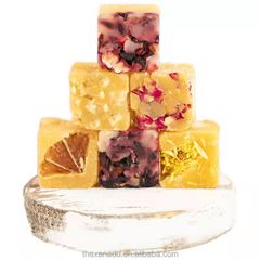 Vegan 7 Flavors Wholesale Healthy Non GMO Natural Sugarcane Flowers Brown Sugar Lump Private Label Sachet - Image 1