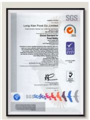 SGS certificate of Xiamen Long Xian Trade Co., Ltd. – certificate photo, supplier certificates section