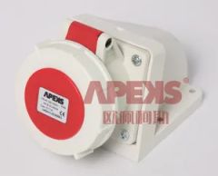 IP 67 Industrial Waterproof Panel Wall Mounted Angle Cee Sockets - Image 2
