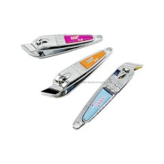 Multi-Function Nail Clippers with Bevel Manicure Scissors and File Nail Clippers - Image 2