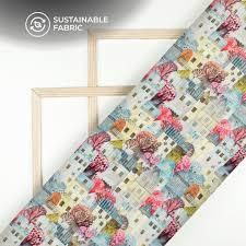 COTTON PRINTED FABRICS Texture Cotton Design Printed Quality High-quality Appearance Beautifully - Image 1