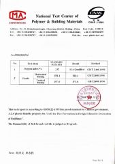 Fire proof certificate from Laizhou Jieli Industrial Co., Ltd.