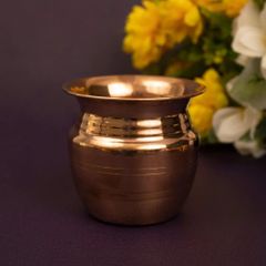 Capacity: 500 ml Copper Mini Lota Size Medium Design Plain Capacity 500 ml Material Copper Shape Cylindrical Usage/Application - Image 6
