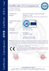 CECertificate of Busbar Line certificate from Wuhan Vohoboo Import and Export Trade Co., Ltd.