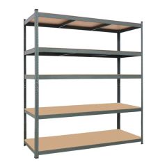 180*120*45cm Boltless Adjustable 5 Tier Storage Racks Metal Storage Shelves Unit for Warehouse - Image 1