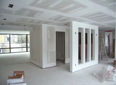 Drywall Partition Work Frame Material GI Built Type Modular Board Brand Various Board Thickness 12.5 mm Usage/Application - Image 1