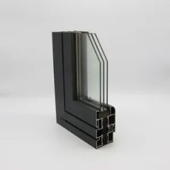 Custom Doors Windows 6063/6061 90Series T3-T8 Powder Coating Silver 1Y CE ISO SGS GH - Image 3
