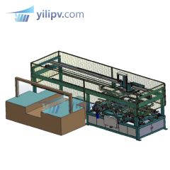 Trinity Solar Gluing& Framing Machine for Solar Panel Humidity ≤80% Weight 3200kg Beat ≤30 Seconds Trademark Yilipv Temperature - Image 2