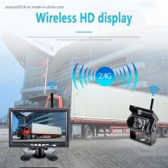 7inch Standalone Car Rear View LCD Monitor with Digital Screen 24V for Big Vehicles - Image 1