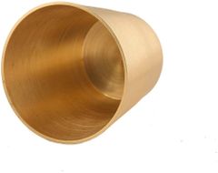 Gold 2 Pieces Brass Shots Glass Set Color Gold Capacity 50ml Material Brass Thickness 1.4 mm Packaging Type Box Set Content 2 - Image 2