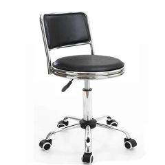 High Stool Brake Wheel Backrest Chair Bar Cashier High Stool Work Pulley Swivel Chair Lab Stool Lift High Chair - Image 5