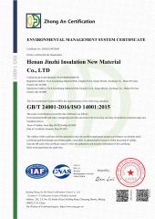 Environmental Management System Certification Certificate certificate from Henan Jinzhi Electrical Insulation New Material CO.,LTD