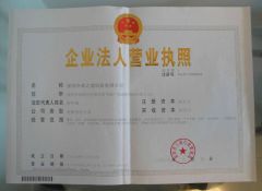 Business License certificate from Shenzhen Hopestar Sci-Tech Co., Ltd.