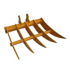 New Design Excavator Rake Land Cleaning Rakes Mini Excavator Attachment Root Rake - Image 1