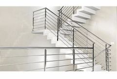 Stainless Steel Railings Height 1 - 2 Feet Surface Finish Chrome Material Grade SS 304 Material Stainless Steel Country of Origin Made in - Image 1