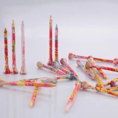 Colorful 70mm Golf Tees Bulk Package People Men Origin China Size 70/83mm Trademark MLG Condition New HS Code 9506390000 - Image 2