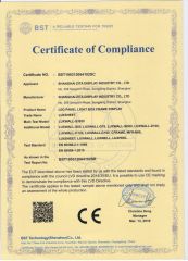 CE 2015 certificate from Shanghai Zita Display Industry Co., Ltd.