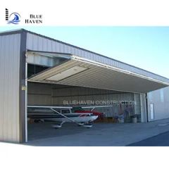 Structural Steel Fabrication Structure Aircraft Hangar Standard GB HS Code 9406 Origin China Rainspout PVC Pipe Trademark - Image 2