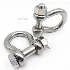 Bow Shackle Stainless Steel Shackle Color Silver Condition New Origin Xinghua HS Code 73182900 Model NO. 2-50mm Trademark - Image 5
