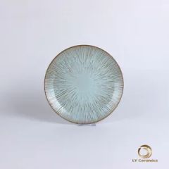 Contemporary 16/24-Piece Embossed Dinner Set for Modern Homes Porcelainware Ceramic Stoneware Kitchenware - Image 3