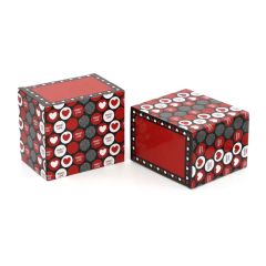 Eco-Friendly Embossed Paper Gift Box Packaging with Glossy Finish - Image 3