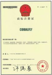 Registered trademark certificate from Guangzhou Coral Industrial Co.,Ltd
