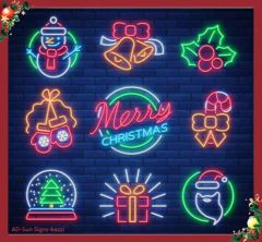 Colorful & Bright LED Neon Lights for Christmas Tree Party Decor - Image 3