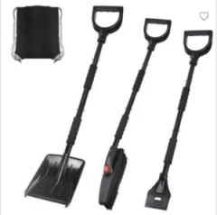Car Multi Function Snow Brush and Shovel Kit - Image 1