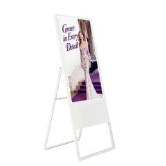 4K Android/Windows OS 43 Inch Free Stand Indoor Advertising LCD Poster Kiosk Player - Image 6