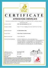 CE certificate from LINYI JIASE NEW MATERIALS CO., LTD.