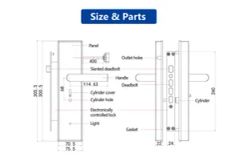 Flexible Remote Control Smart Door Lock Mechatronic 304SS Fail-Secure IP65 12VDC 100000T 15D - Image 3