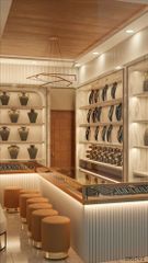 Shop Interior Designing Location Pan India Minimum Quantity 100 sqft Delivery Time Min. 2 weeks Design Package Includes 3D designs for interior and exterior views; 2D plans and - Image 1