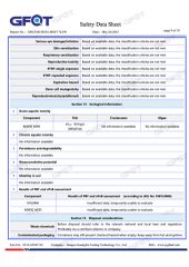 MSDS/SDS certificate from Jiangsu Right Import&Export Co., Ltd.