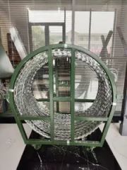 Concertina Wire Galvanizing Spiral Razor Wire Cross Each Other by Clips 730mm 960mm Diameter Blade Razor Coil - Image 4